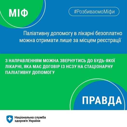 Паліативна допомога -Розбиваємо міфи
