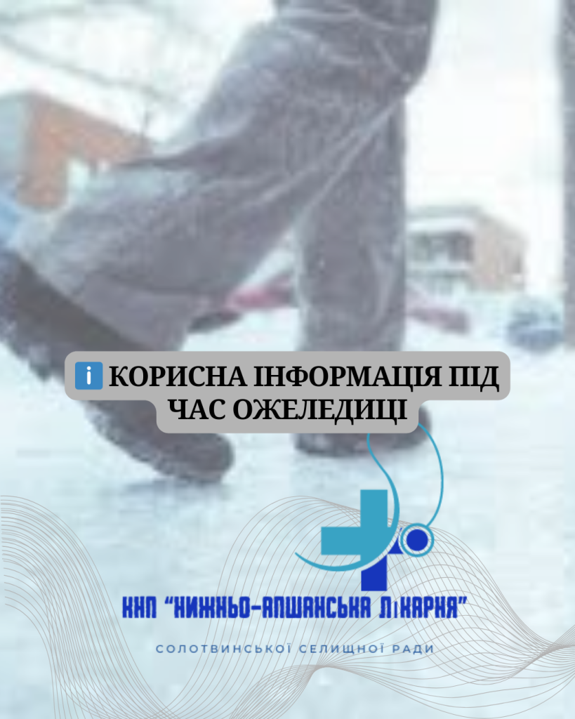 Корисна інформація Куди звернутися у разі травмування під час падіння на льоду
